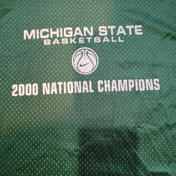 Vintage Michigan State Spartans 2000 national championship basketball jersey - Picture 4 of 5